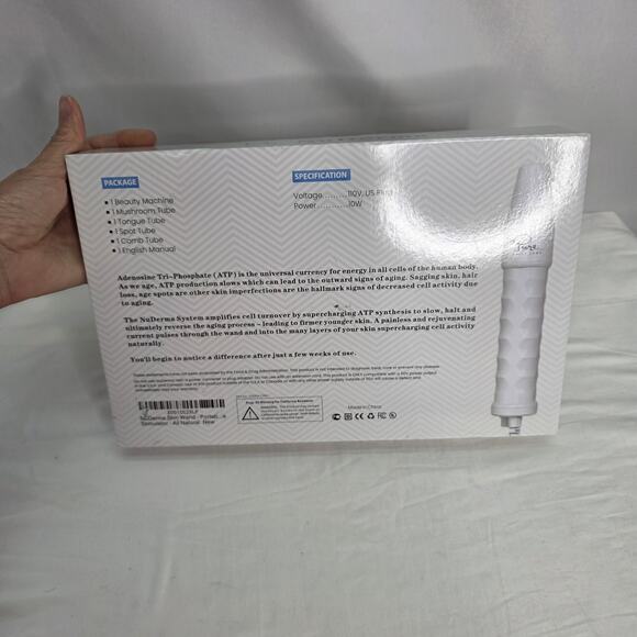 NuDerma Handheld Skin Therapy Wand Machine w/Neon – Anti-Aging - Skin Tightening - Picture 16 of 16